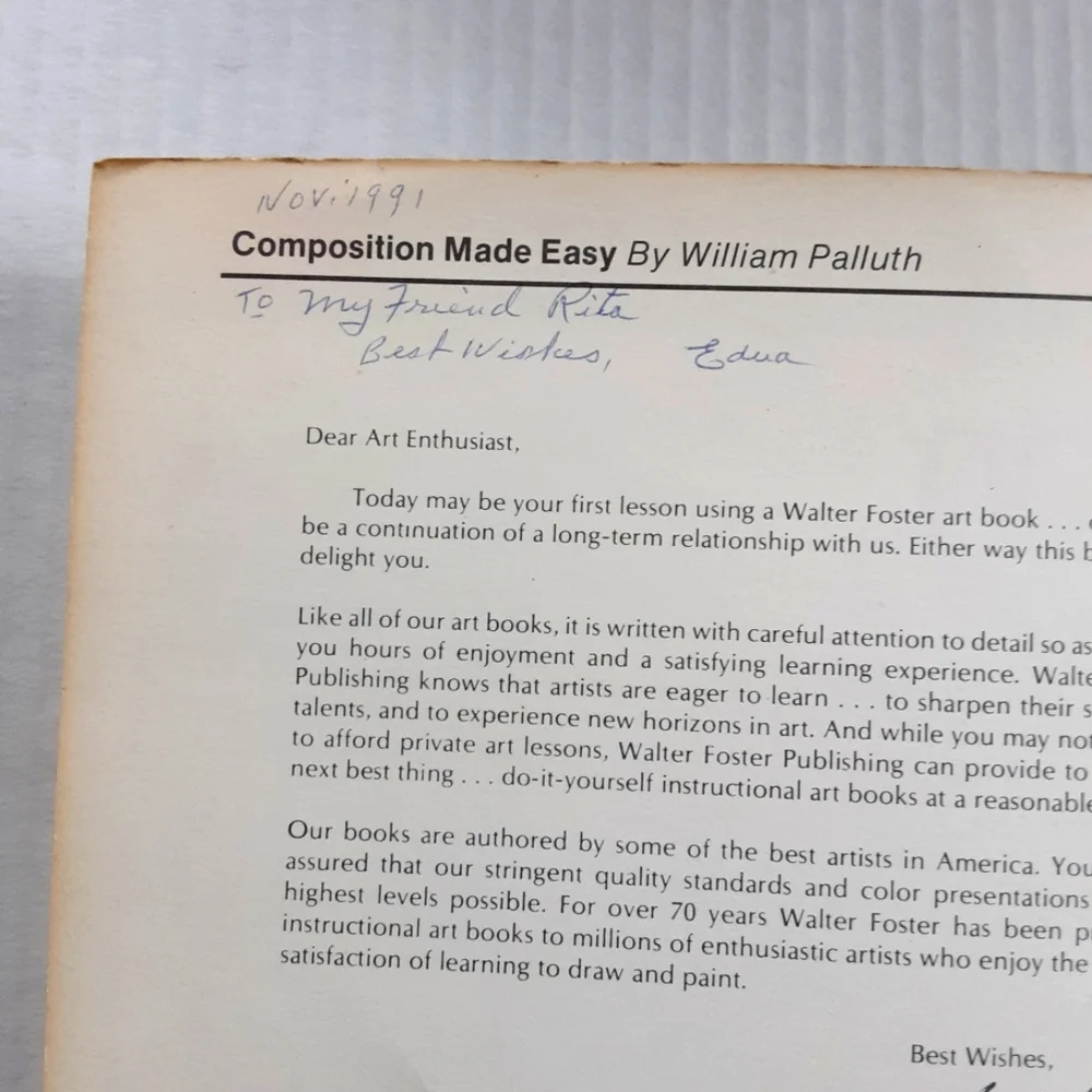 Composition Made Easy How to Draw and Paint Art Instruction 1989 Vintage - Picture 5 of 8